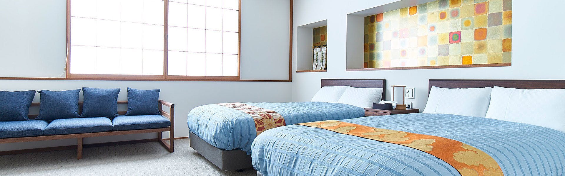 ห้องเตียงคู่พร้อมสวน