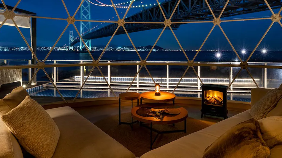 Awaji Island Glamping Beach Villa Sazanami