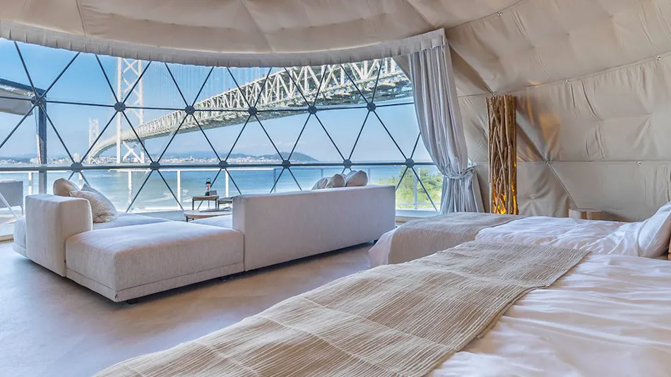 Awaji Island Glamping Beach Villa Sazanami