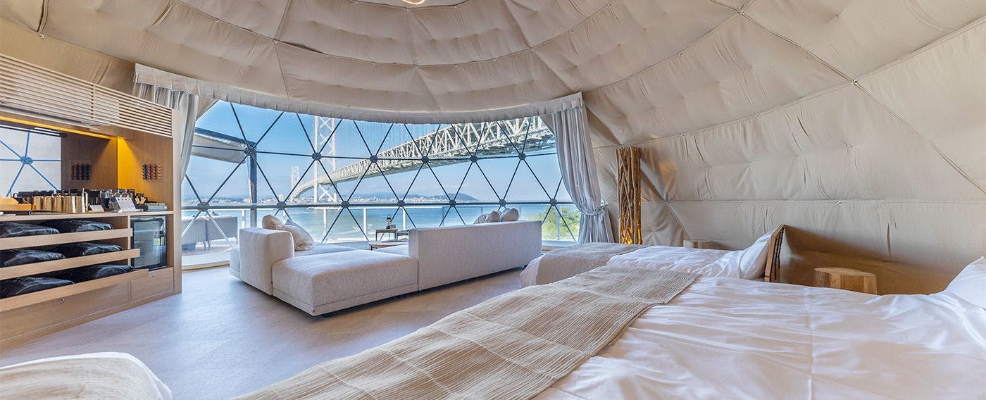Awaji Island Glamping Beach Villa Sazanami