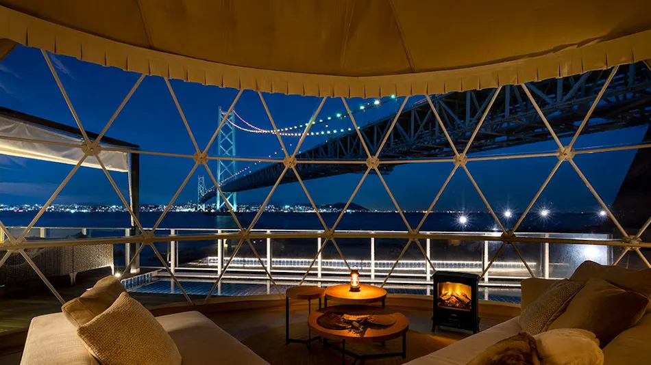 Awaji Island Glamping Beach Villa Sazanami