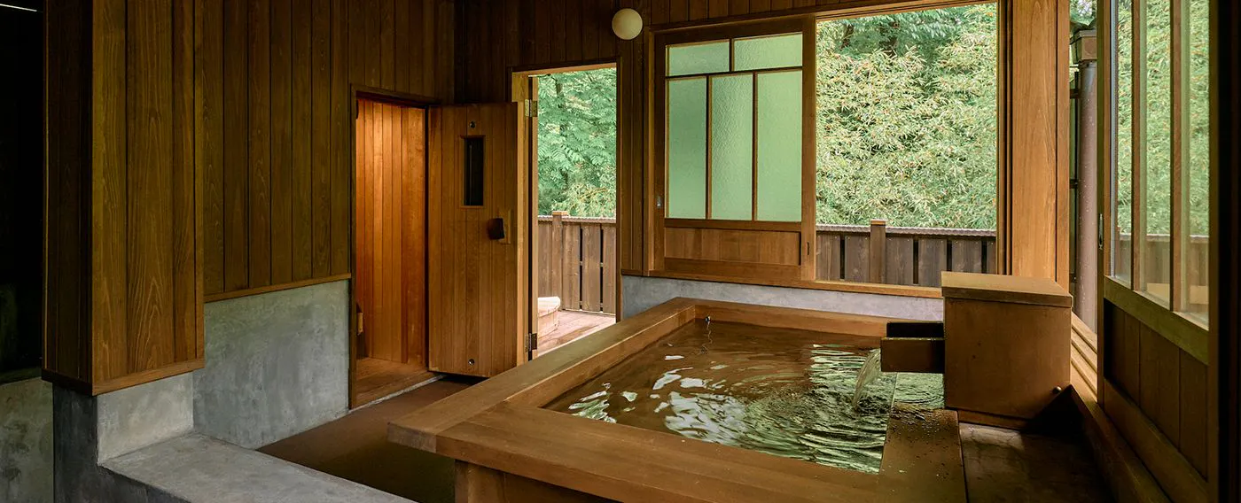 Pemandian Kayu Hinoki <Bangunan Utama>