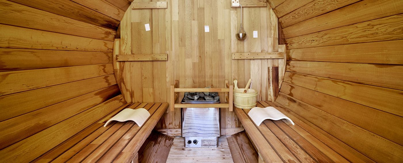 バレルサウナ内観