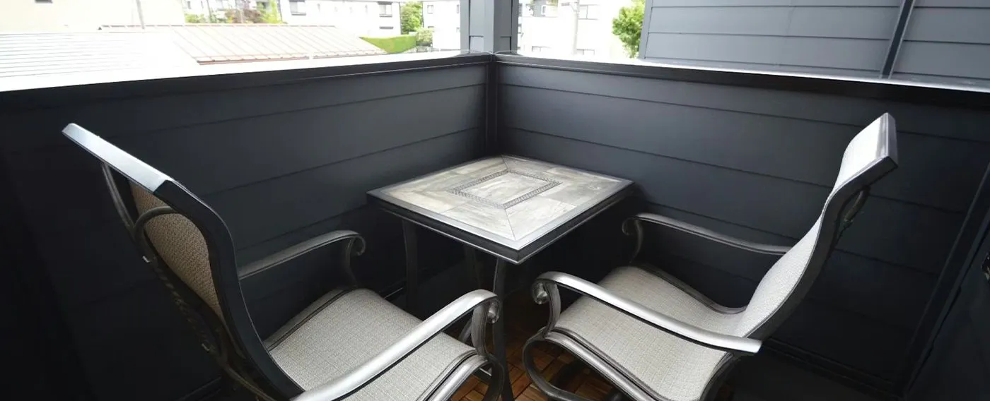 バルコニー テーブルチェア