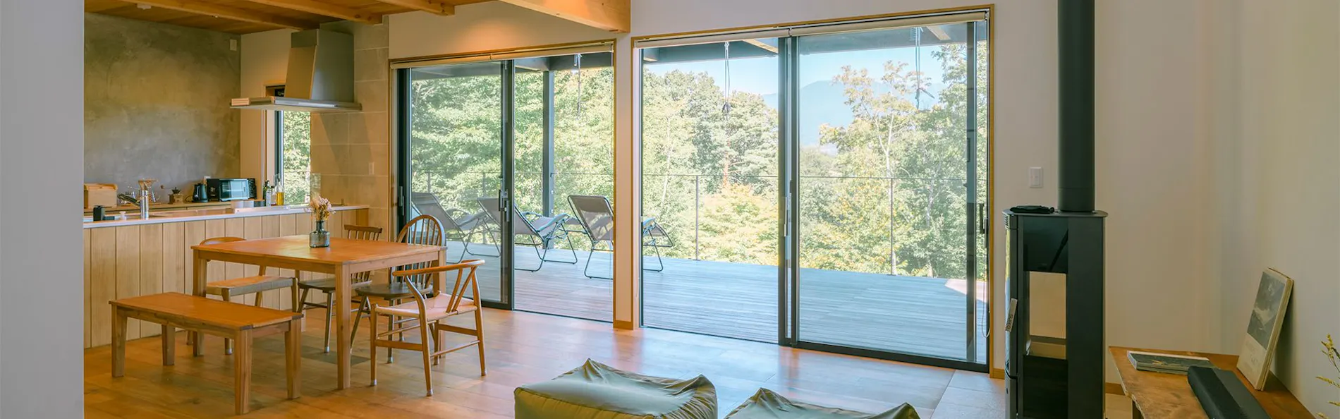 【ご家族・ご夫婦限定】子連れ歓迎!森のやさしいサウナ付き/ 一棟貸し宿 SORA(宙)