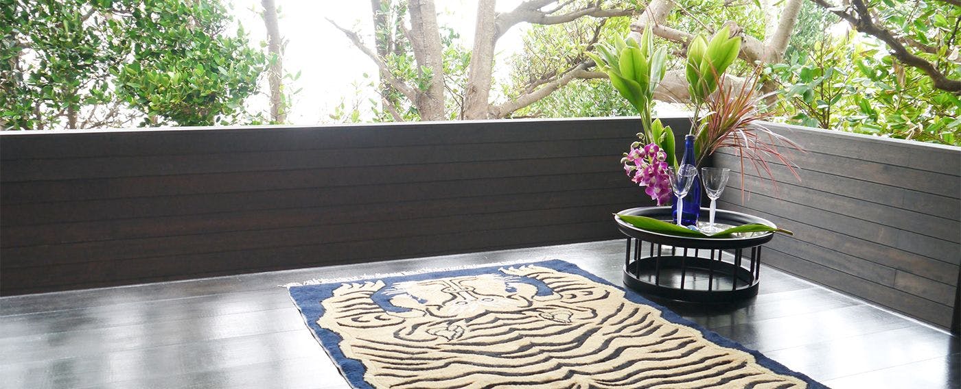 リビングの窓を開けはなして