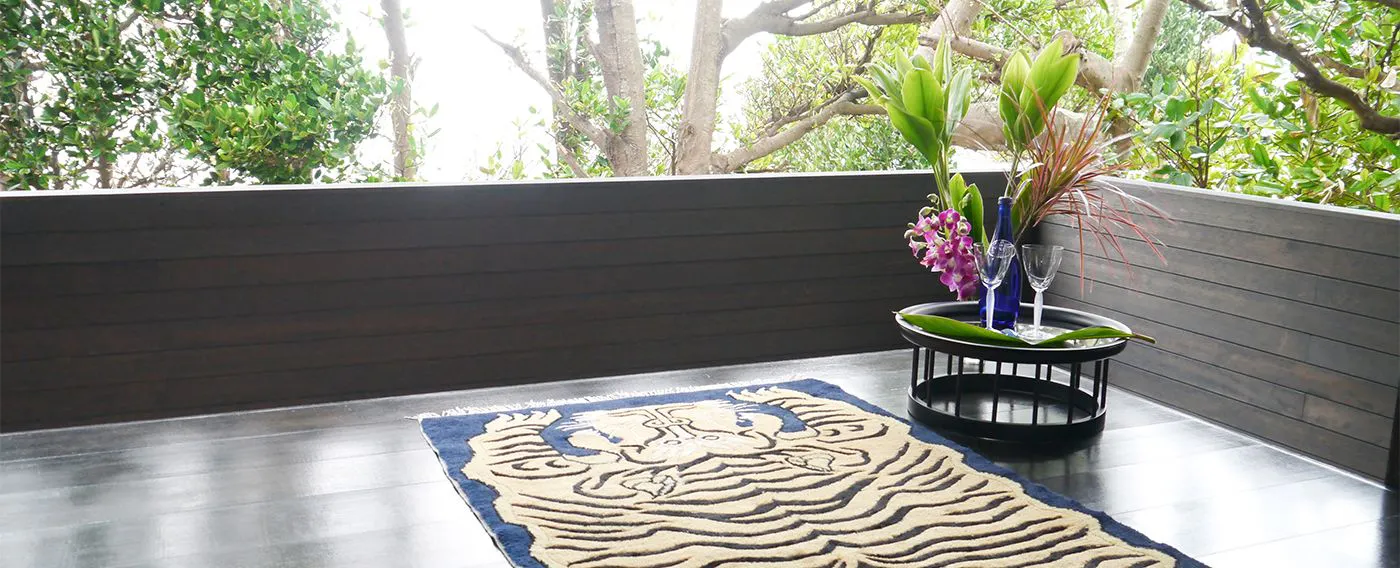 リビングの窓を開けはなして