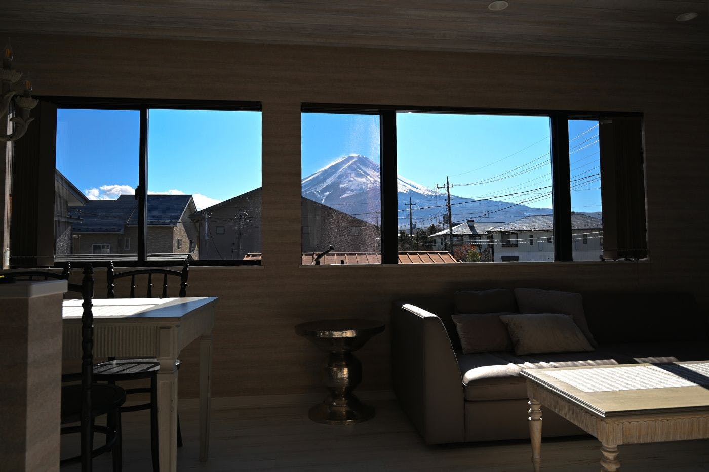 お部屋からの景色　富士山