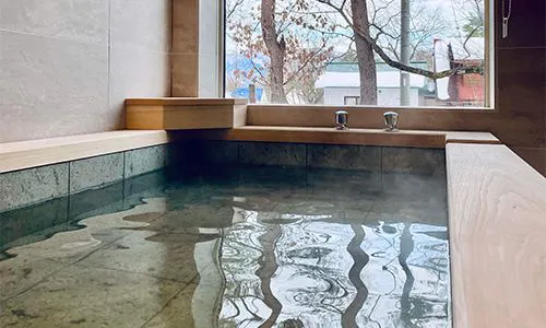 Bak mandi kayu Hinoki