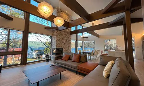 Ruang tamu dan ruang makan