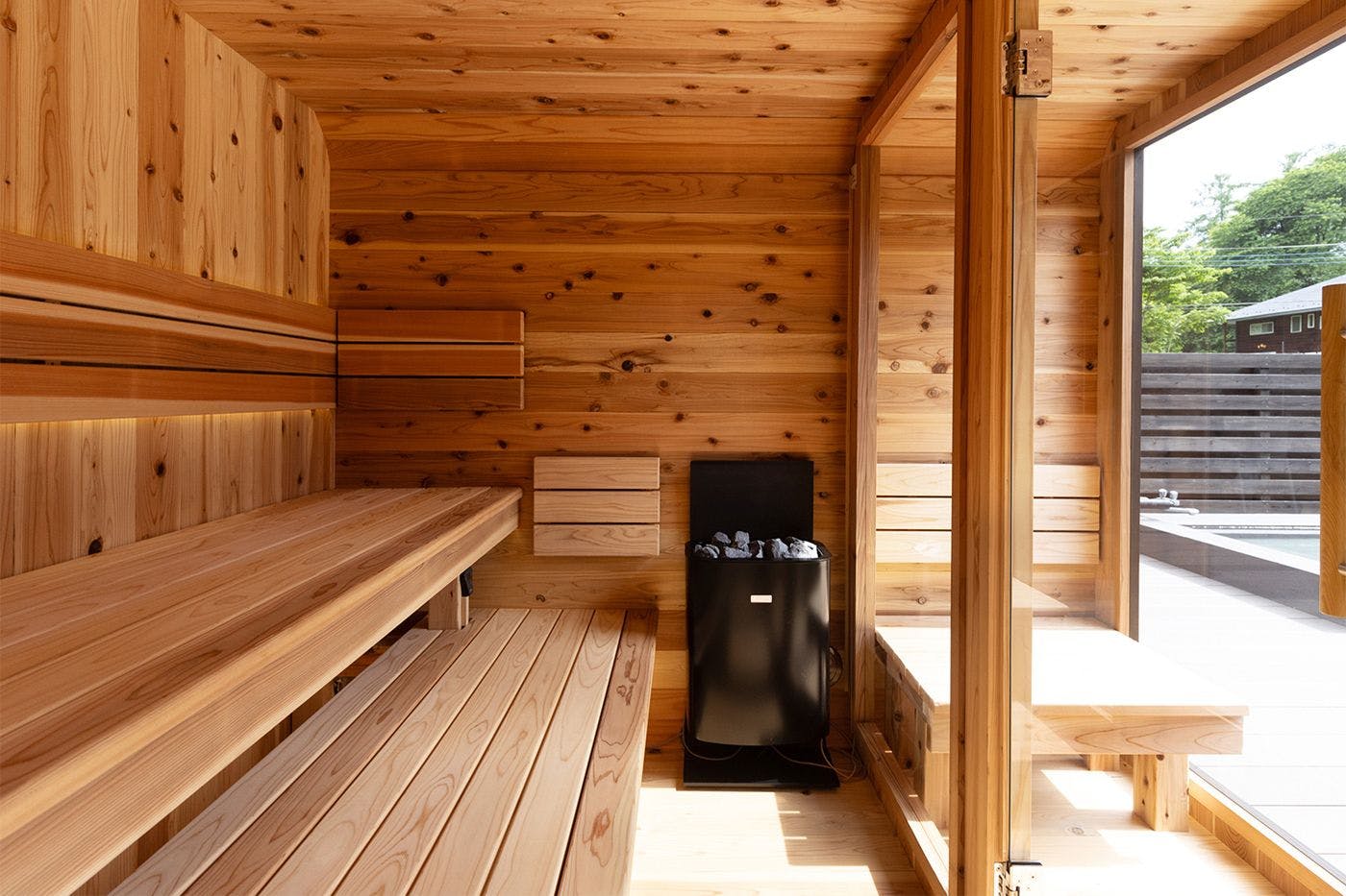 ซาวน่ากลางแจ้ง