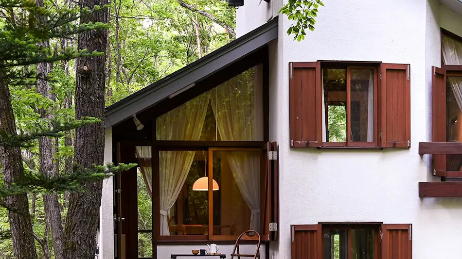 Tatehata House Kita-Karuizawa Architect's Tiny House + Detached Building with Cypress Open-Air Bath and Sauna