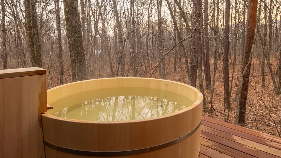 Tatehata House Kita-Karuizawa Architect's Tiny House + Detached Building with Cypress Open-Air Bath and Sauna