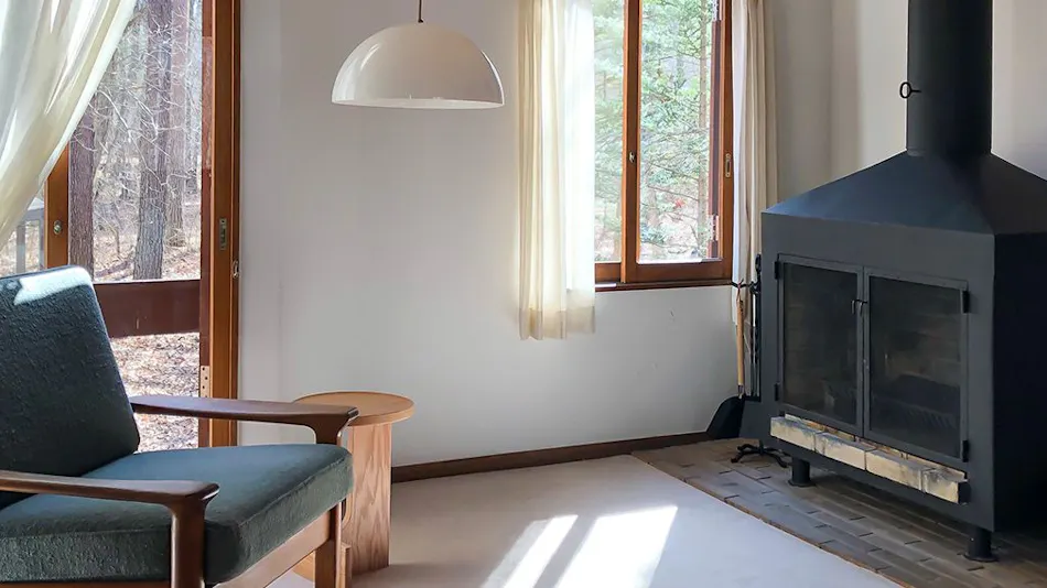 Tatehata House Kita-Karuizawa Architect's Tiny House + Detached Building with Cypress Open-Air Bath and Sauna