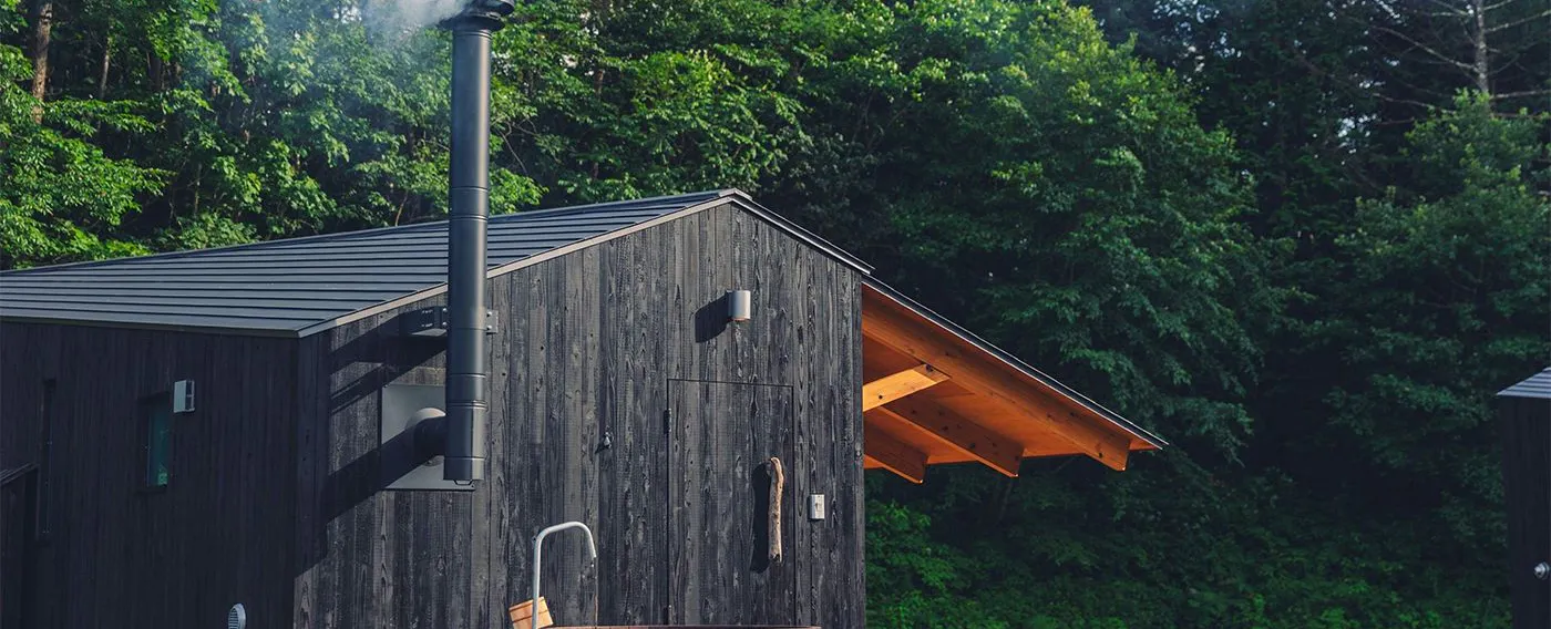 フィンランド式サウナと水風呂