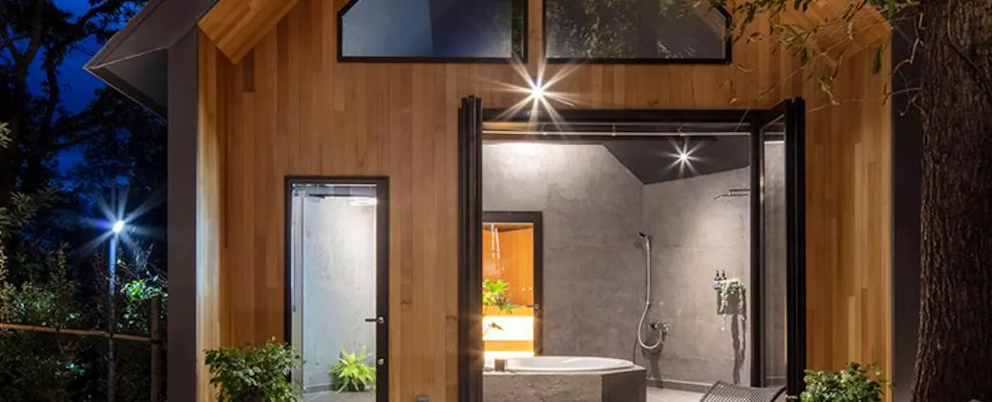 ジャグジーとサウナ