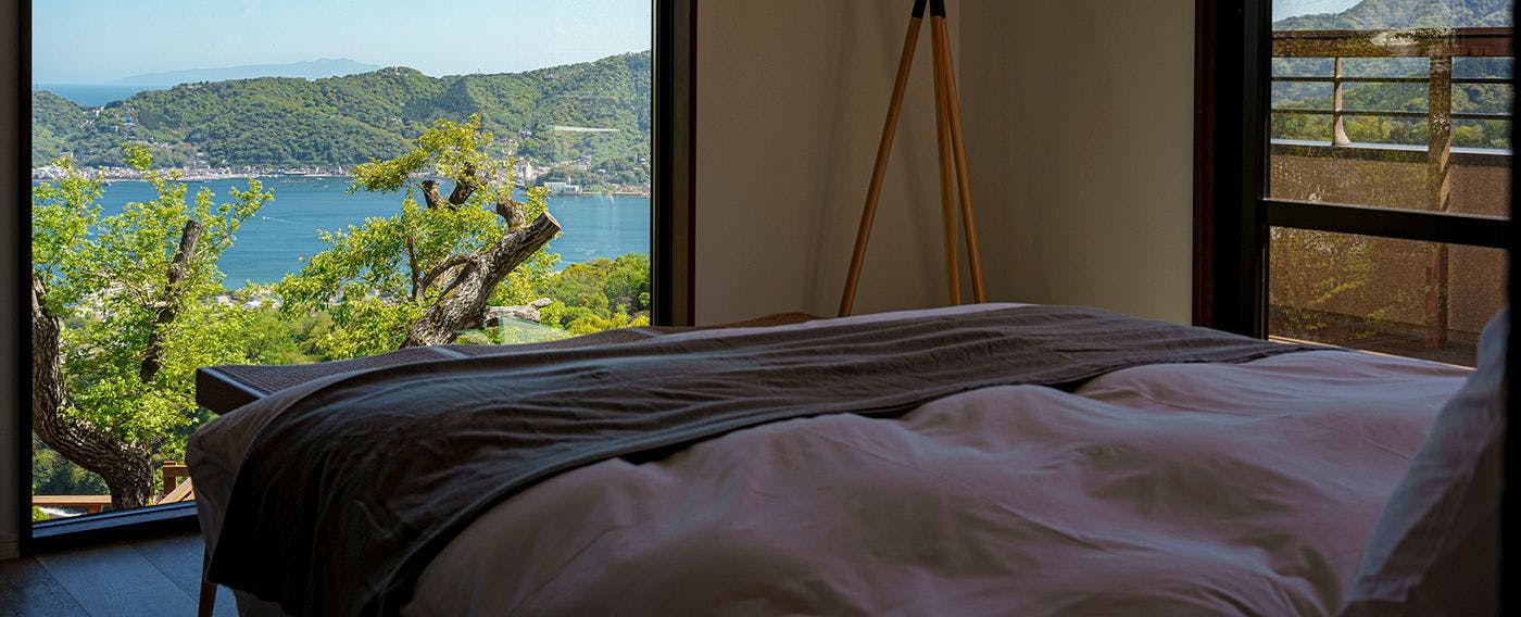 寝室からの景色