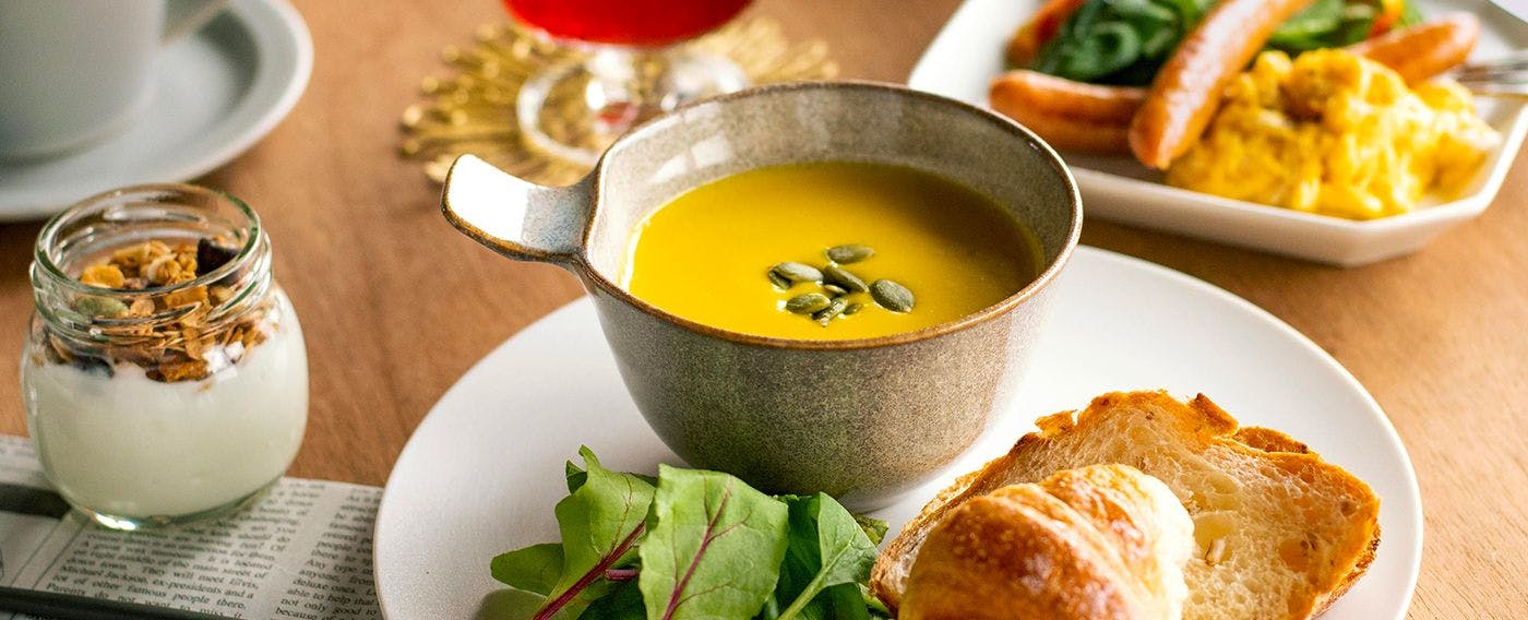 朝食ビュッフェ