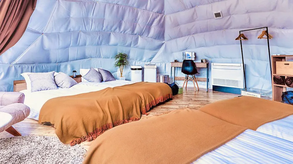 Panoramic Mt. Fuji Views from All Rooms – VISION GLAMPING Resort & Spa YAMANAKAKO