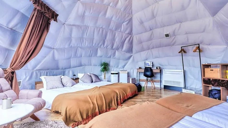 Panoramic Mt. Fuji Views from All Rooms – VISION GLAMPING Resort & Spa YAMANAKAKO