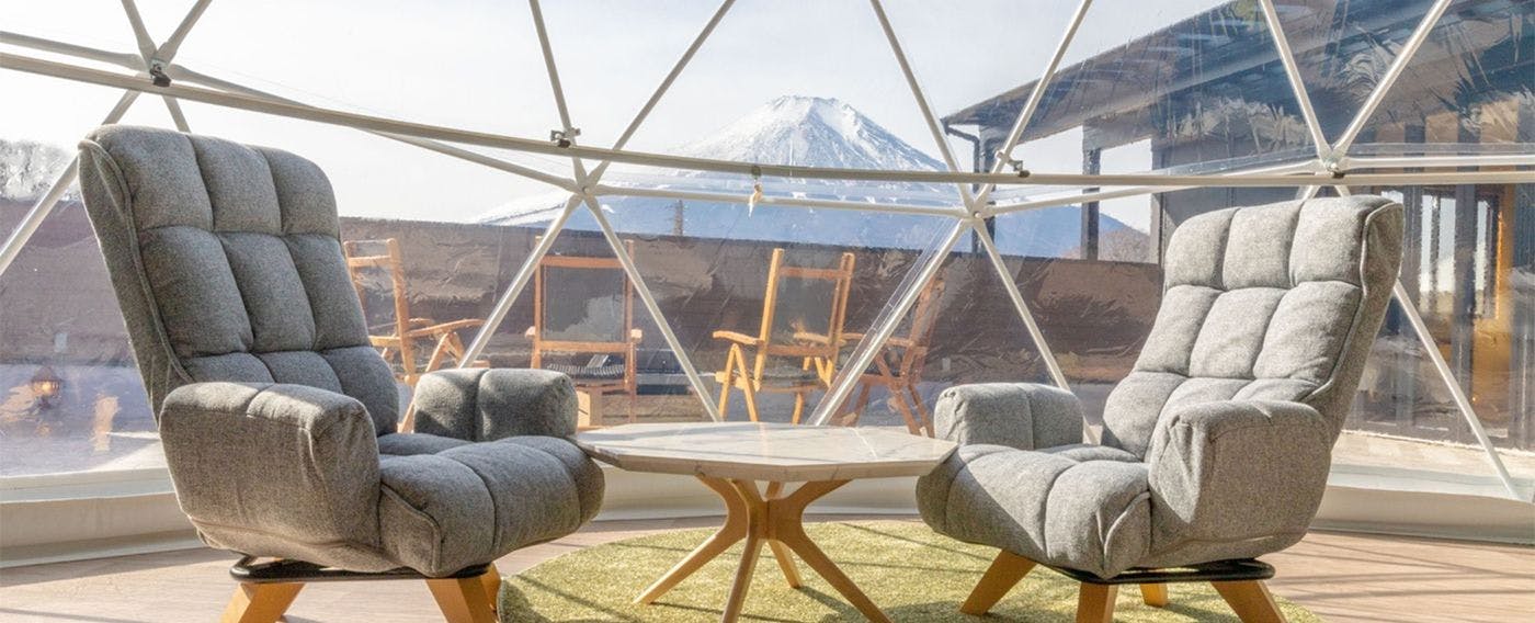 Panoramic Mt. Fuji Views from All Rooms – VISION GLAMPING Resort & Spa YAMANAKAKO