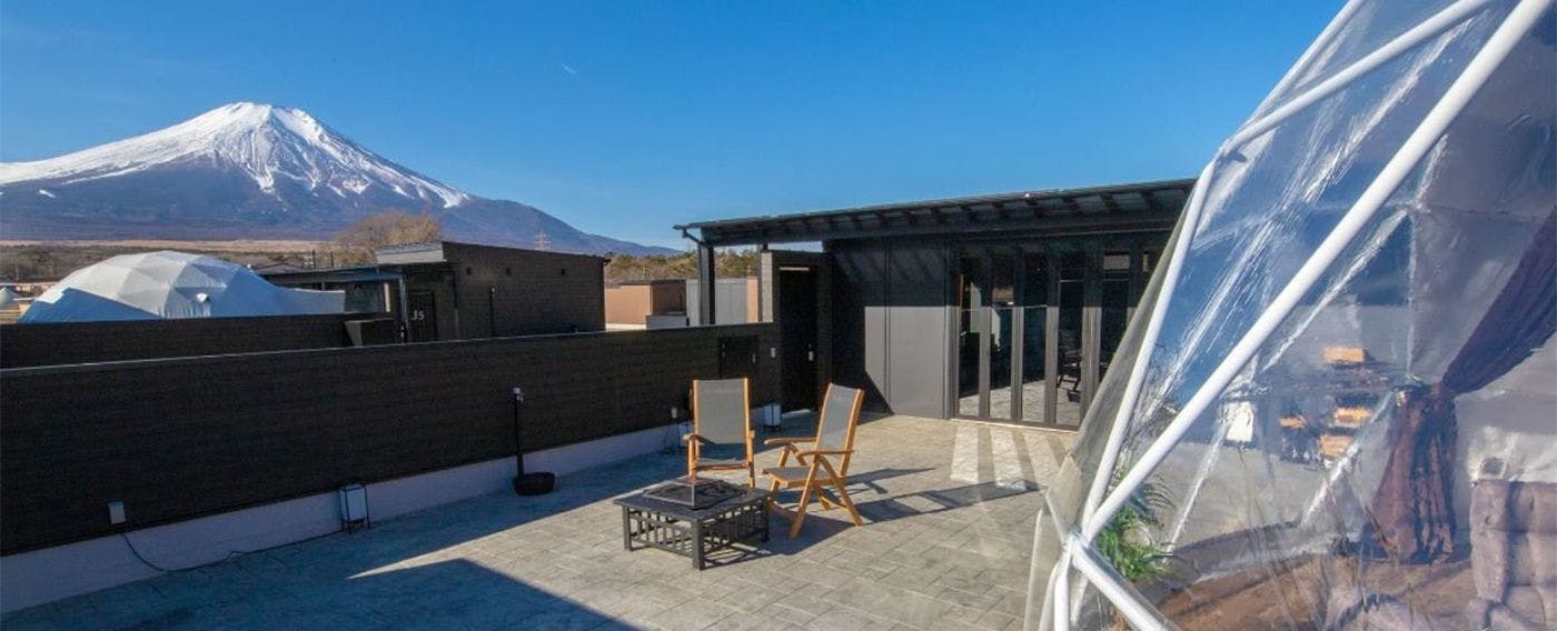 Panoramic Mt. Fuji Views from All Rooms – VISION GLAMPING Resort & Spa YAMANAKAKO