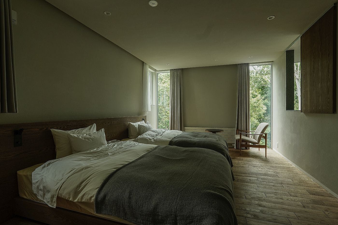 ภูเขา หมู่บ้าน ฤดูใบไม้ผลิ