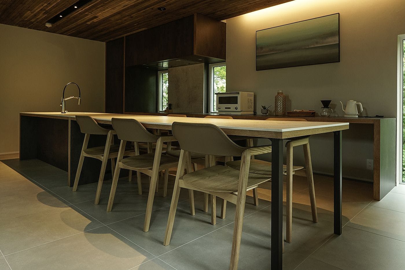 ภูเขา หมู่บ้าน ฤดูใบไม้ผลิ