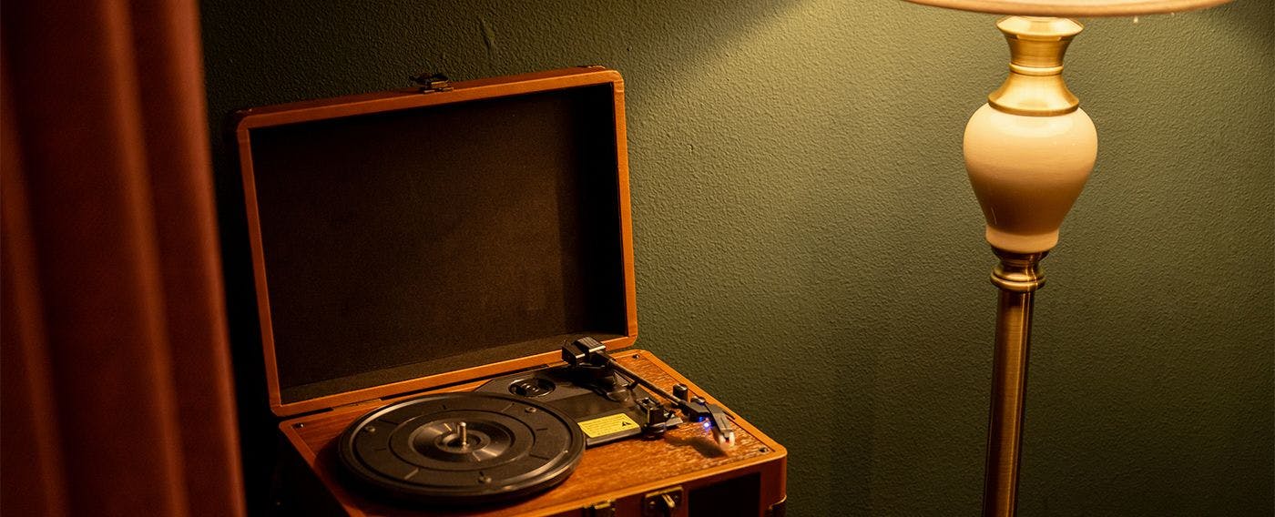 レコード風のBluetoothスピーカー