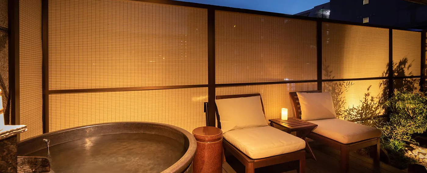 半露天風呂(合薬屋)