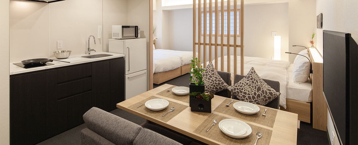 อพาร์ตเมนต์ (4 เตียงเดี่ยว)