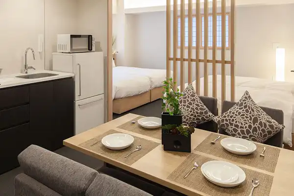 อพาร์ตเมนต์ (4 เตียงเดี่ยว)