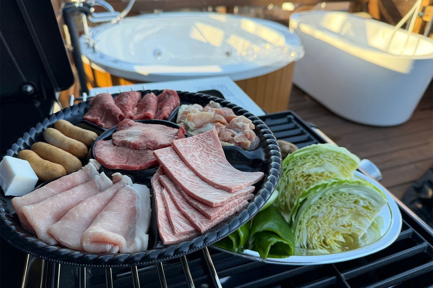 天空デッキ貸切BBQ