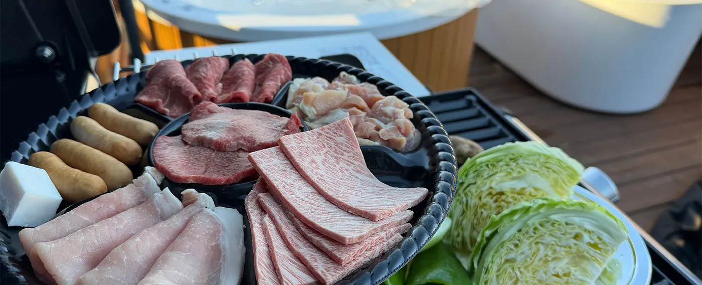 天空デッキ貸切BBQ