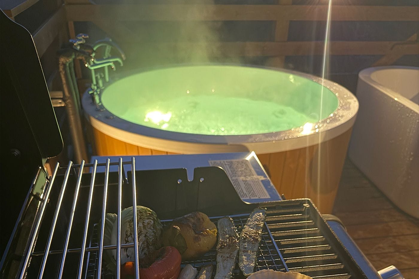 天空デッキ貸切BBQ
