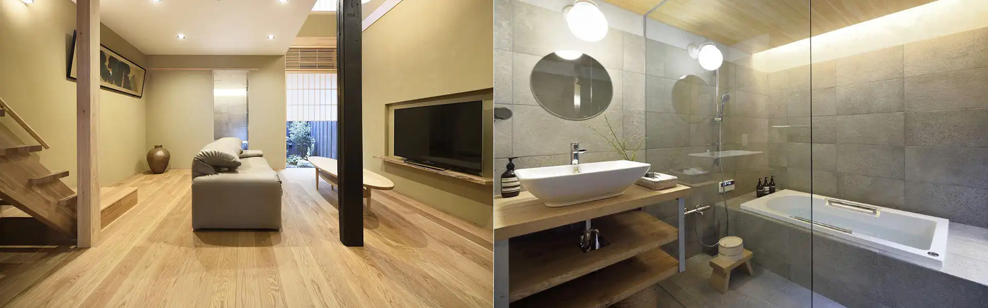 リビング・バスルーム