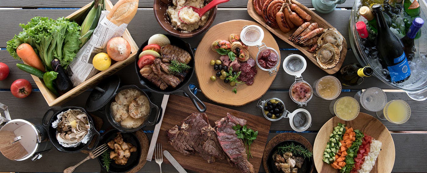 SUMMER  DINNER　フルコースのバーベキューディナー