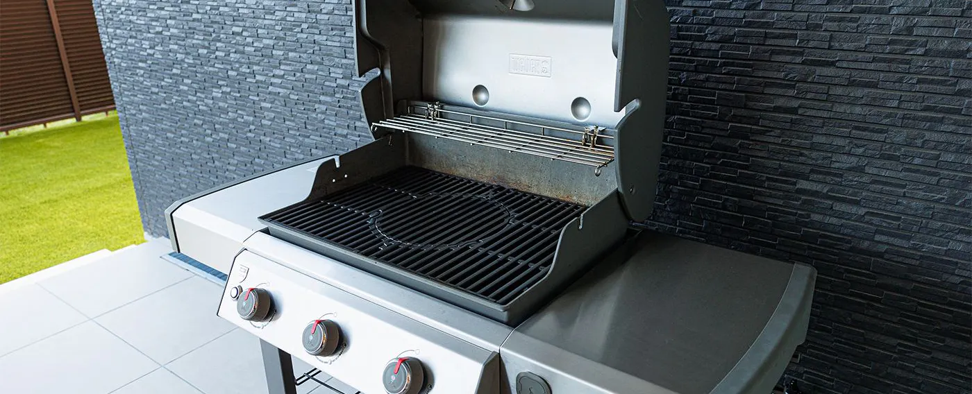 大型ガスBBQ完備