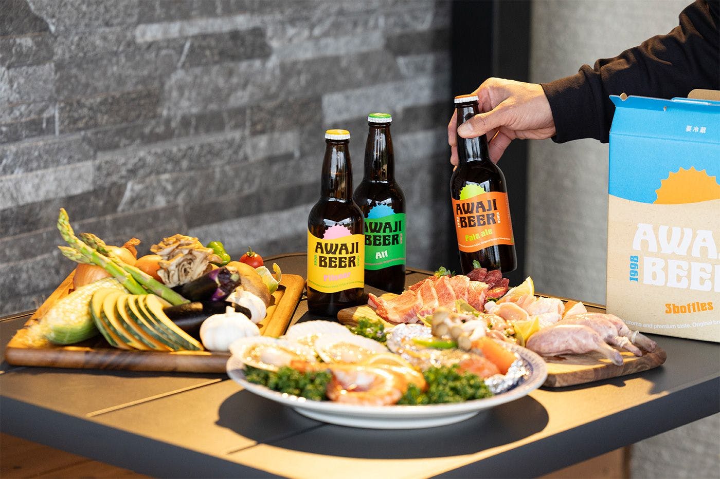 BBQ sambil menikmati matahari terbenam