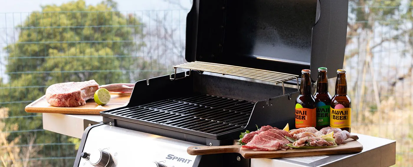 BBQ sambil menikmati matahari terbenam