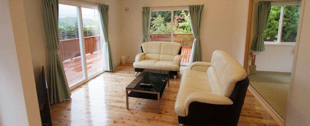 อาคารโครุริ - ห้องนั่งเล่น