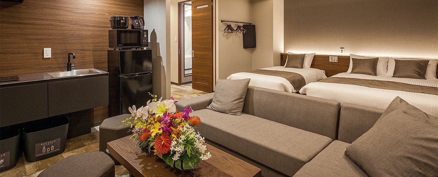 Kariyushi Condominium Resort Naha Grand Stay Asahibashi Station Front