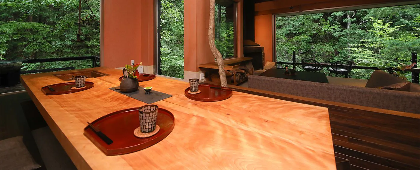 建築美としつらいの融合